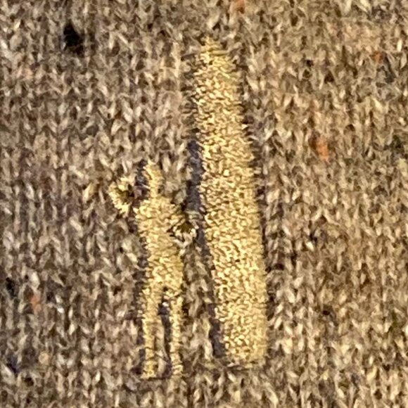 Johnnie-O  Heathered Oat Cashmere Quarter-Zip Sweater , size XL– New / Curated - Picture 6 of 13